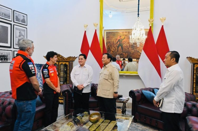 Jelang MotoGP Mandalika 2025, Presiden Prabowo Subianto Terima Marc Marquez di Istana Merdeka Jakarta