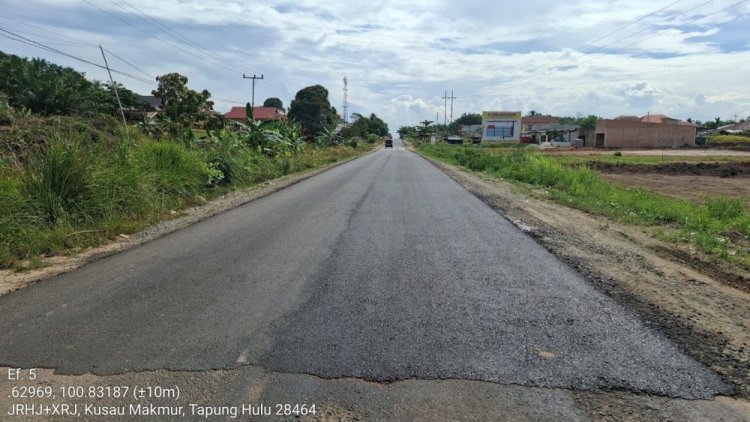Gubernur Riau Abdul Wahid Tepati Janji, Jalan Lintas Garuda Sakti yang Rusak Sudah Diperbaiki