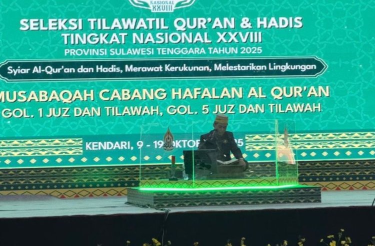 Aljuanda Kurniansyah Kafilah Riau Masuk Babak Final Cabang Hafiz 5 Juz dan Tilawah STQH Nasional XXVIII Tahun 2025