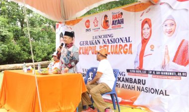 Peringati Hari Ayah Nasional 2025, Wakil Ketua DPRD Riau Ahmad Tarmizi Hadiri Launching Gerakan Nasional Kumpul Bersama Keluarga