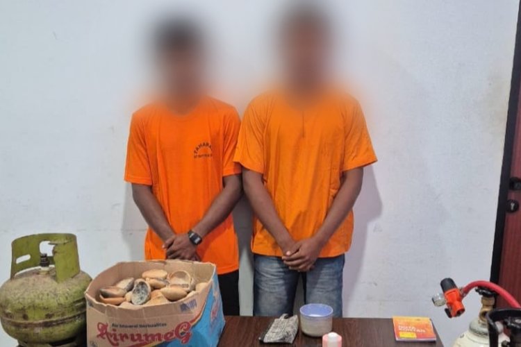 Jual Emas Hasil Tambang Ilegal di Kuansing, Ditreskrimsus Polda Riau Tangkap Dua Orang Tersangka