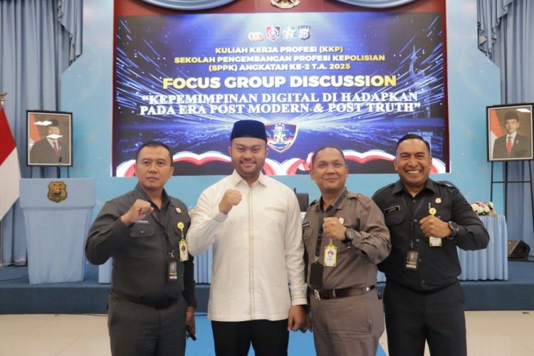 Pererat Hubungan Polri dengan Pemda, Sekretaris Komisi I DPRD Riau Ikuti FGD Kuliah Kerja Profesi Peserta Didik SPPK Angkatan ke-2