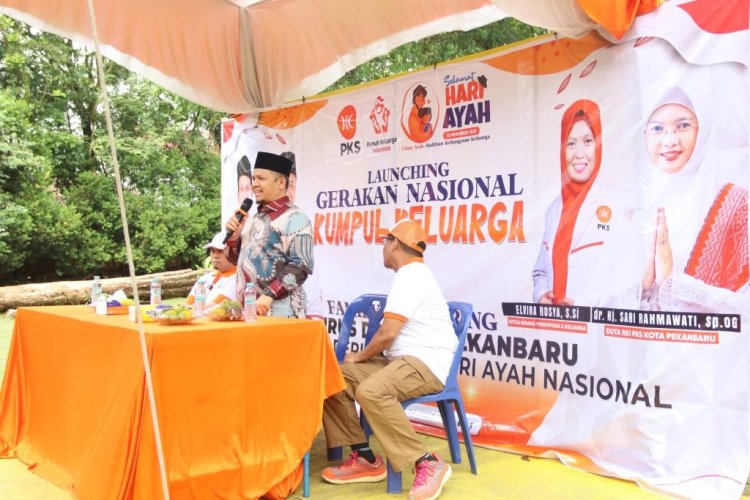 Peringati Hari Ayah Nasional 2025, Wakil Ketua DPRD Riau Ahmad Tarmizi Hadiri Launching Gerakan Nasional Kumpul Bersama Keluarga