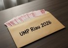 UMP Riau 2026 Ditetapkan Rp3.780.495, Ini Dia Daftar UMK 2026 Kabupaten dan Kota se-Riau