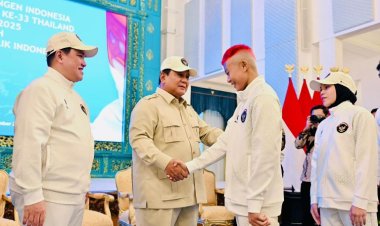 Atlet Peraih Emas SEA Games 2025 Thailand Akan Terima Bonus Rp1 Miliar, Presiden Prabowo Subianto Lepas Kontingen Indonesia