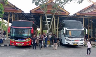 Aktivitas di Terminal Bandar Raya Payung Sekaki Masih Normal Jelang Nataru 2025