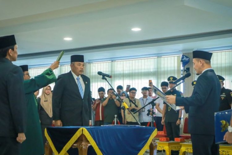 Ingot Ahmad Hutasuhut Dilantik Wali Kota Agung Nugroho Jadi Pj Sekdako Pekanbaru