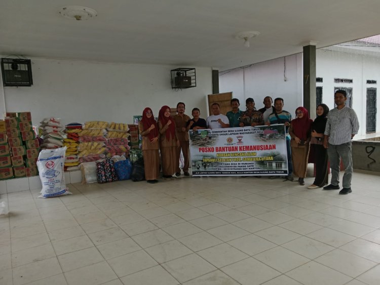 Pemdes Ujung Batu Timur Salurkan Bantuan untuk Korban Bencana Sumatera 