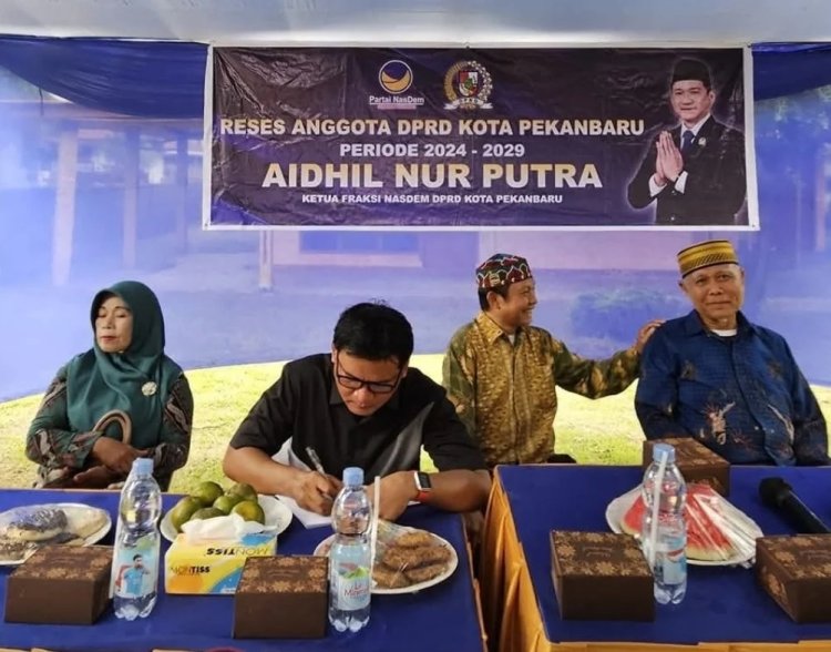 Aidil Nur Putra Reses di Kelurahan Kampung Baru, Warga Keluhkan Drainase Tersumbat Karena Tertutup Ruko