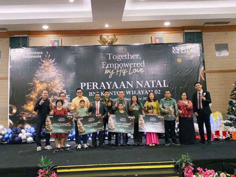 BNI Wilayah 02 Bagikan 2.000 Sembako dan Rayakan Natal Bersama Panti Asuhan dan Keluarga tak Mampu