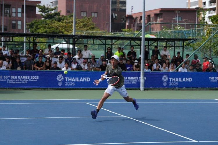 Justin Barki Atlet Tenis Putra Indonesia Sumbangkan Medali Emas SEA Games 2025 Thailand untuk Korban Banjir Sumatera