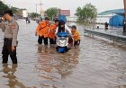 Tembilahan Inhil Dilanda Banjir Rob, Permukaan Air Laut Naik