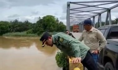 Jalan Provinsi di Desa Sontang Rohul Menuju Duri Banjir Setinggi 1 meter, Dinas PUPR Riau Siapkan Strategi Penanganan Cepat