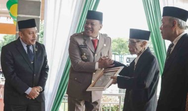 Bupati Kuansing Pimpin Upacara HAB ke-80 Kemenag