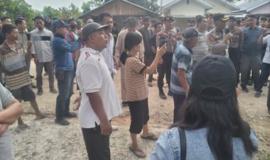 PN Pekanbaru Eksekusi Tanah di Sisi Utara Jalan Damai Palas