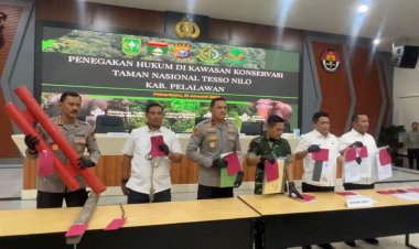 9 Orang Penjual Lahan TNTN dan Perusak Tenda Satgas PKH Jadi Tersangka