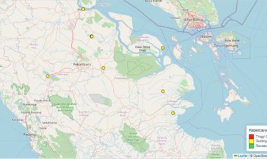 Prakiraan Cuaca Riau 24 Januari 2026, Hujan Intensitas Ringan Diprakirakan di Sebagian Kampar dan Kuantan Singingi