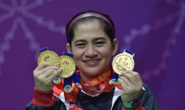 Leani Ratri Oktila Atlet Para bulutangkis Asal Riau Raih 3 Emas ASEAN Para Games 2025 Thailand, Dapat Support dari Anak