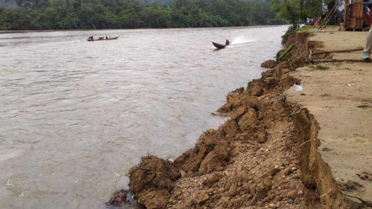 Sungai Subayang Kampar Berstatus Awas, BPBD Damkar Minta Masyarakat Waspada