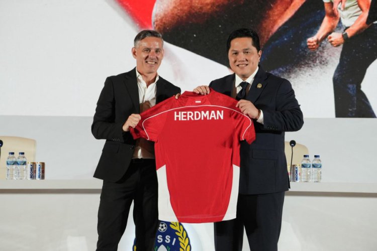 PSSI Akan Bawa Timnas Indonesia ke Level Lebih Tinggi, Erick Thohir Ajak Semua Bersatu Dukung John Herdman