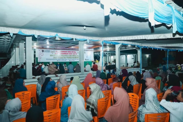 Ratusan Orang Warga Desa Kasikan dan Talang Danto Peringati Isra Mikraj 1447 H/2026 Bersama Karyawan Kebun dan PKS PTPN IV Regional III Tandun