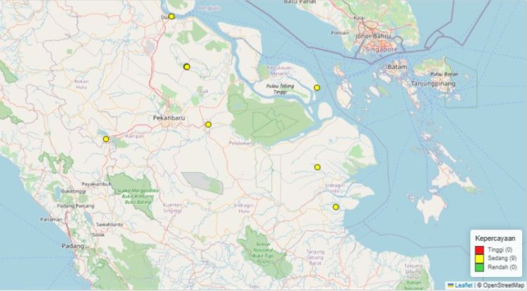 Prakiraan Cuaca Riau 24 Januari 2026, Hujan Intensitas Ringan Diprakirakan di Sebagian Kampar dan Kuantan Singingi