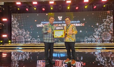 Terima Universal Health Coverage Awards 2026 Kategori Madya, Wawako Markarius Anwar: Capaian UHC di Pekanbaru Sudah 100 Persen
