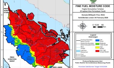Prakiraan Cuaca Riau 4 Februari 2026, Ada 113 Hotspot di Bumi Lancang Kuning, Kualitas Udara di Pekanbaru Sempat Tidak Sehat