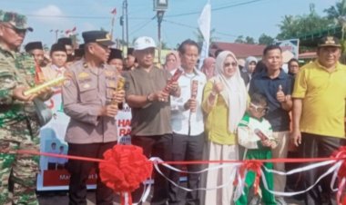 HUT Ke-46 Desa Rambah Baru Dimeriahkan Tasyakuran hingga Hiburan Rakyat