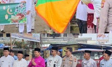 Wabup Rohul Syafaruddin Poti Lepas 1.500 Peserta Pawai Taaruf Semarak Ramadhan 