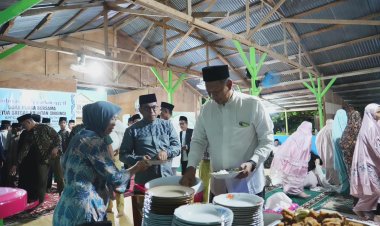 Bukber di Ponpes Miftahul Khairiyah, Sekda Kuansing Ajak Pesantren Berdayakan Ekonomi Lokal Lewat Program MBG