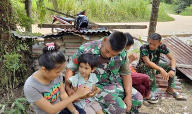 Tak Sekadar Bangun Rumah, Satgas TMMD Ke-127 Kodim 0301/Pekanbaru Bangun Harapan Anak-anak Tuah Negeri