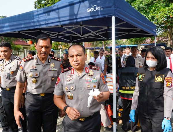 Polda Riau Tes Urine Personel Mendadak, Kapolda: Tak Ada Ampun Bila Positif