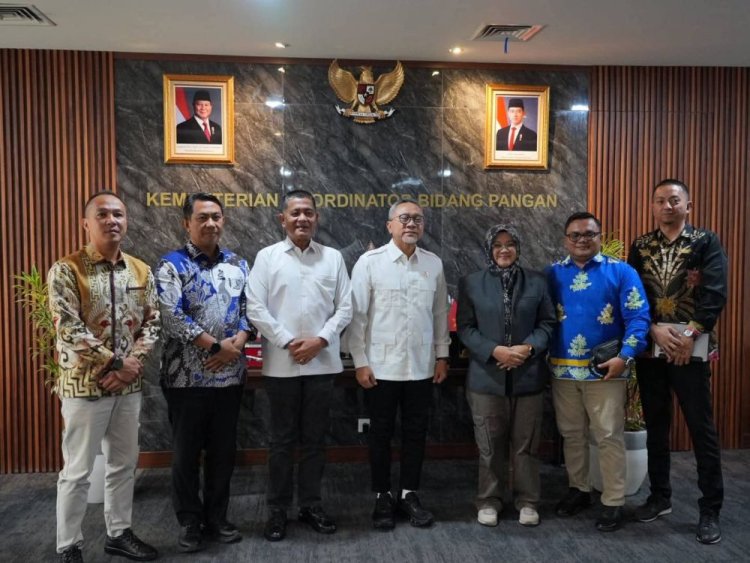 Bahas Penguatan Ketahanan Pangan dan Kampung Nelayan, Bupati Siak Afni Zulkifli Temui Menko Pangan