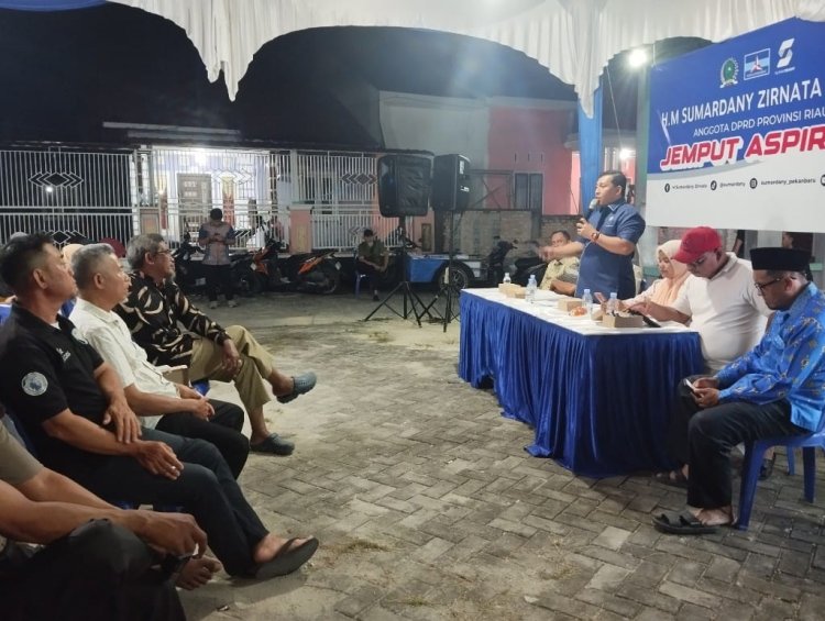 Sumardany Reses di Kelurahan Mentangor, Curhat Warga Dari Turap Hingga Fasilitas Olahraga 