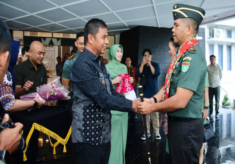 Danrem 031/Wira Bima Kunjungan Kerja ke Kampar, Kehadiran TNI AD Harus Miliki Nilai Guna bagi Masyarakat