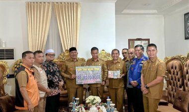 Pemkab Kampar Salurkan Donasi untuk Korban Bencana di Lima Puluh Kota