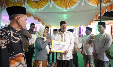 Bupati Kuansing Minta Ponpes Imam Saleh Tampung Anak Yatim dan Kurang Mampu