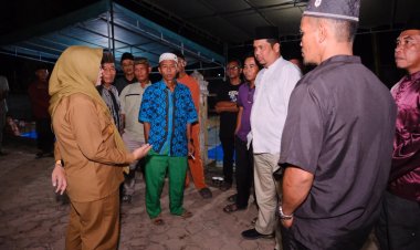 Tempuh Jalan Tanah Berdebu di Pedalaman Kecamatan Sungai Mandau, Bupati Siak Jemput Aspirasi