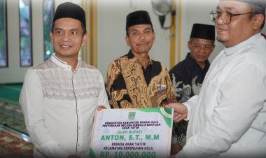 Safari Ramadan Pemkab Rohul di Masjid Baiturrahman Kepenuhan Hulu, Warga Antusias Sambut Sekda Muhammad Zaki