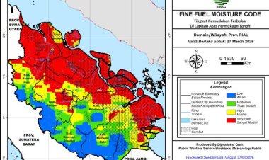 Riau Menyala 224 Titik Panas, Hotspot Terbanyak di Bengkalis, BNPB Kirim Helikopter Super Puma Reg PK-DAN untuk Water Bombing