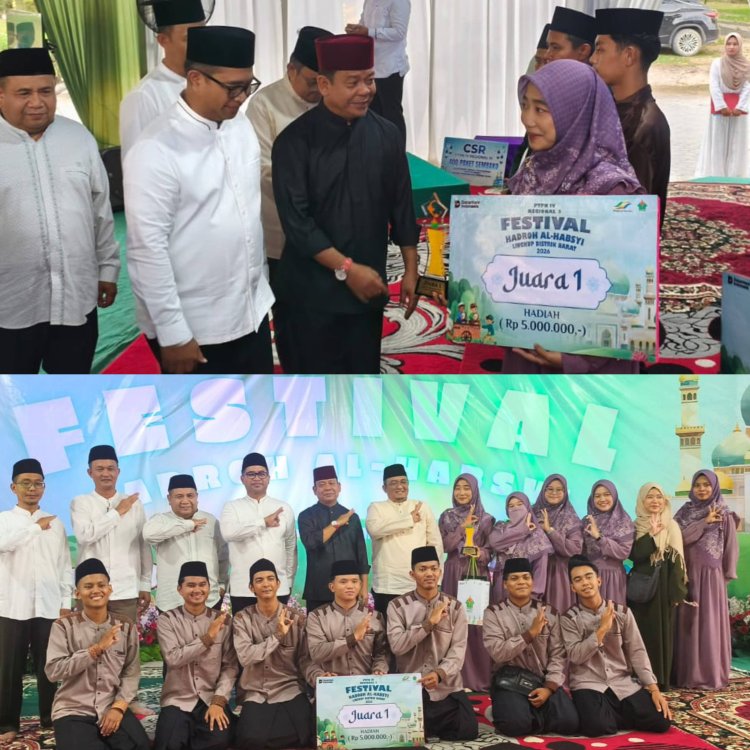 Wabup Rohul Apresiasi Kontribusi Nyata PTPN IV Regional III, Safari Ramadhan Pemkab Rohul di Masjid Al Inzar
