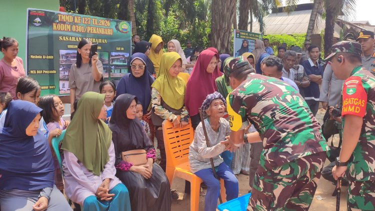 Tim Wasev Nilai TMMD ke-127 Kodim 0301/Pekanbaru Berjalan Baik, Anismar Menangis Haru Rumahnya Jadi Layak Huni dan Nyaman