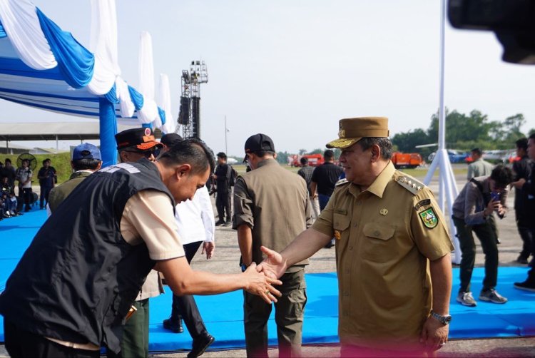 Apel Kesiapsiagaan Karhutla Nasional 2026, Pemprov Riau Terima Bantuan Peralatan dari Pemerintah Pusat