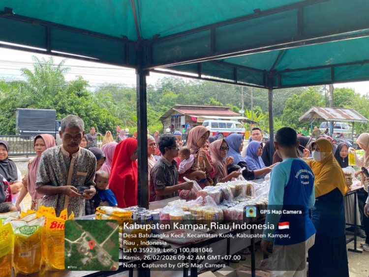 Pemkab Kampar Gelar Gerakan Pangan Murah di Sembilan Titik