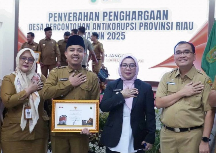 Salo Jadi Role Model Baru Desa Antikorupsi di Bumi Lancang Kuning 2025