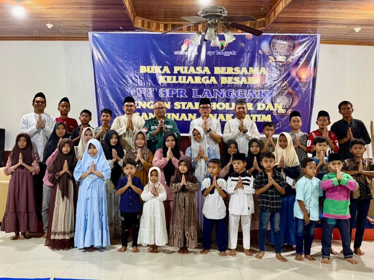 PT SPR Langgak Gelar Buka Puasa Bersama, Santuni Puluhan Anak Yatim