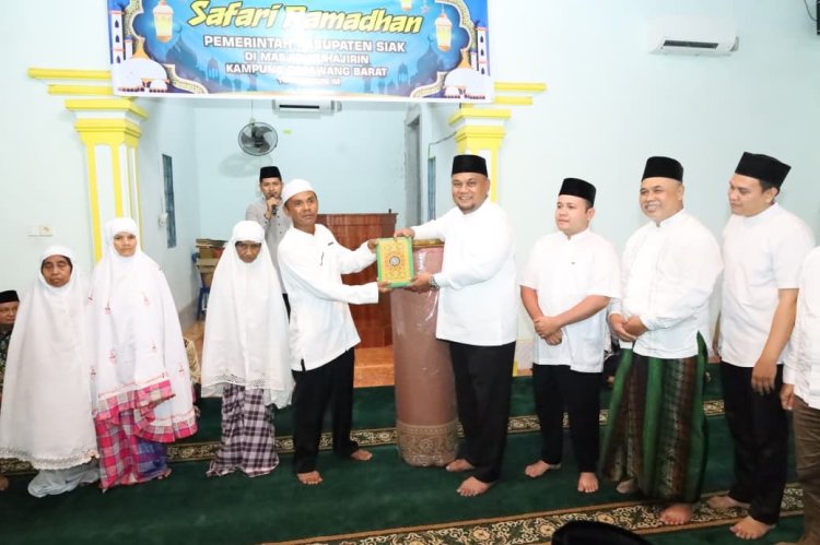 Safari Ramadhan di Tualang, Wabup Siak Syamsurizal Ajak Masyarakat Dukung Program Pemerintah