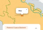 Prakiraan Cuaca Riau 6 April 2026, BMKG Terbitkan Peringatan Dini Waspada Hujan Lebat Disertai Petir dan Angin Kencang Sore dan Malam Ini