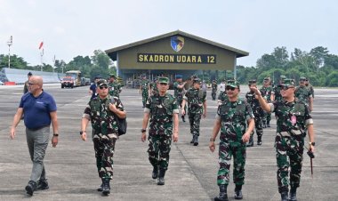 Wakasau Kunjungi Lanud Roesmin Nurjadin Pekanbaru, Siapkan Sistem Keamanan Adaptif Kawal Jet Tempur Rafale